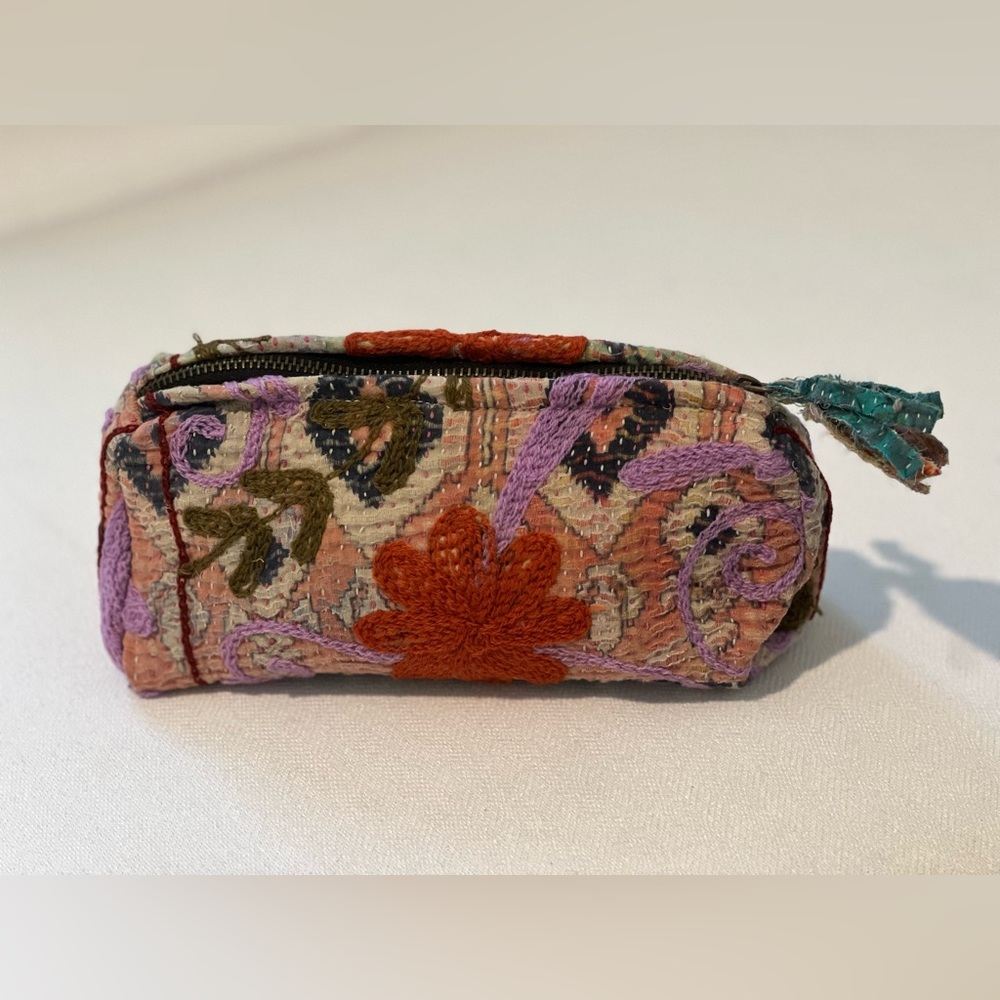 KANTHA - Suzani Toiletry / Cosmetic Pouch. MSRP $36